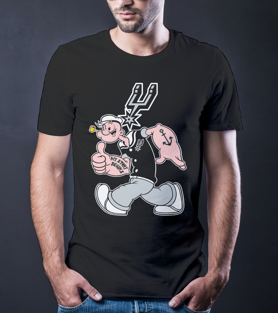 San Antonio Spurs My Story Designs 1996 T-Shirt