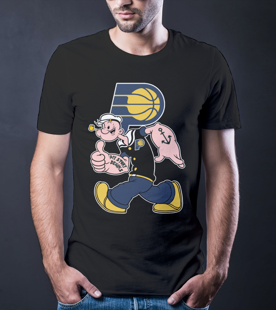 Indiana Pacers P Illustrated By My Story Designs T-Shirt