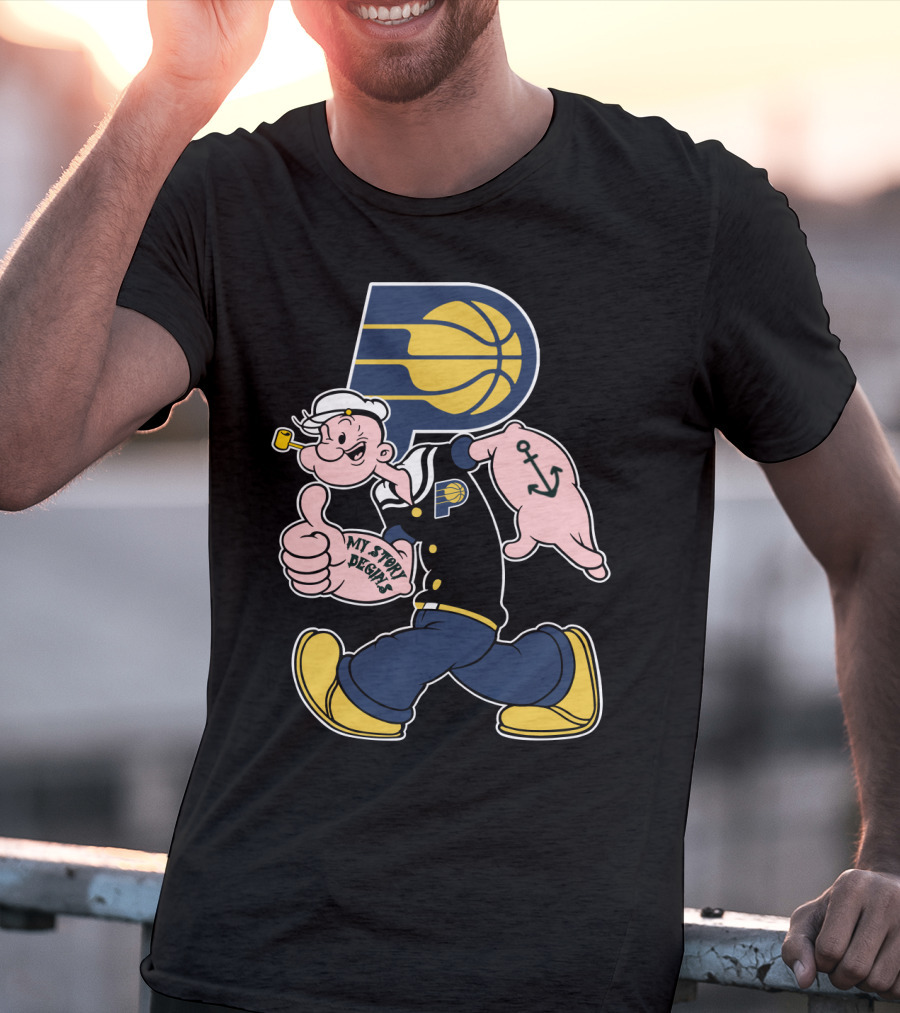Indiana Pacers P Illustrated By My Story Designs T-Shirt
