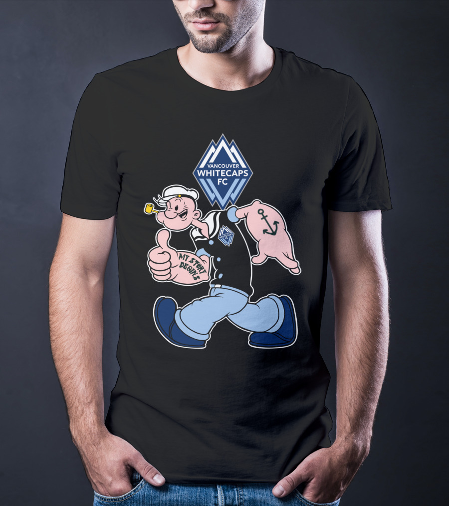 Vancouver Whitecaps Fc Popeye My Story Begins T-Shirt