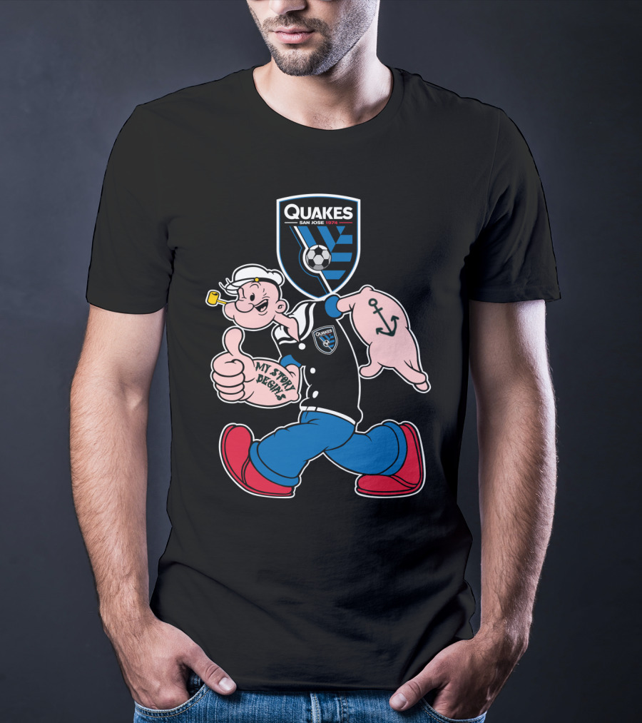 Quakes San Jose 1974 My Story Begins T-Shirt