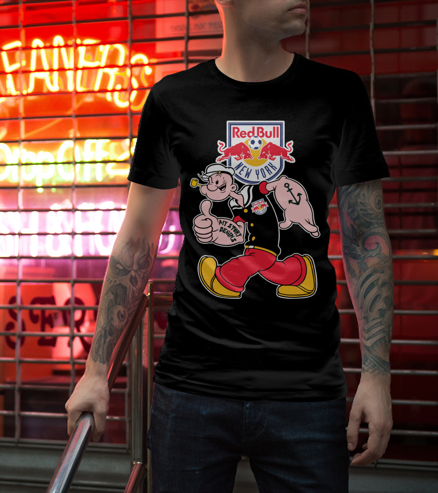 New York Red Bulls Popeye My Story Begins T-Shirt