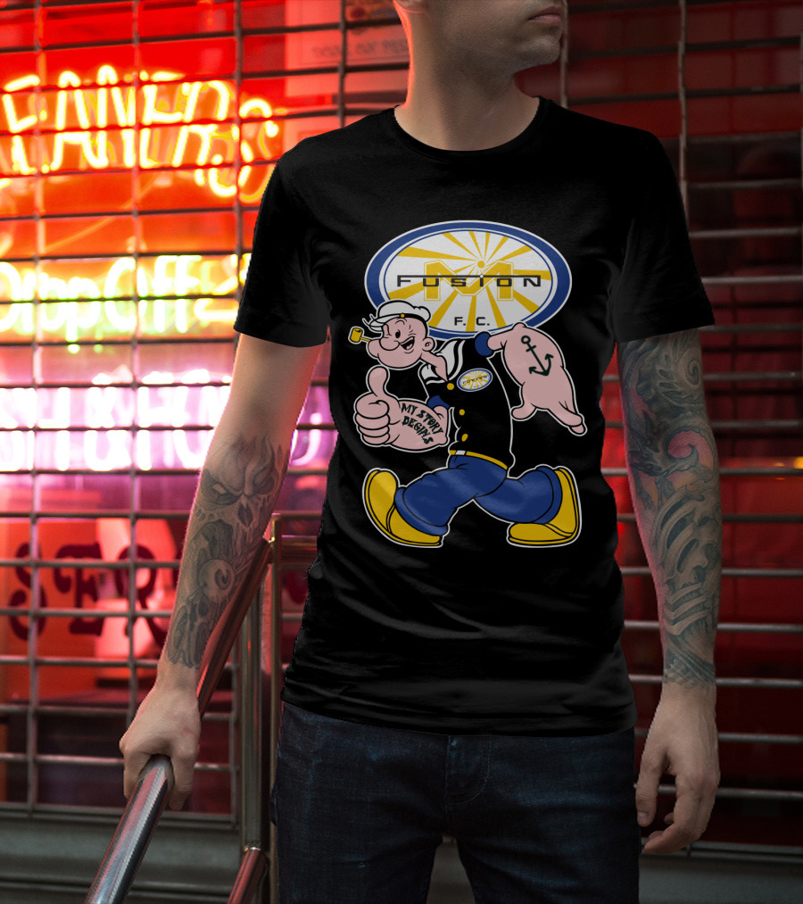 Fusion F.c. 137 Miami My Story Begins Anchor Sailor Character T-Shirt