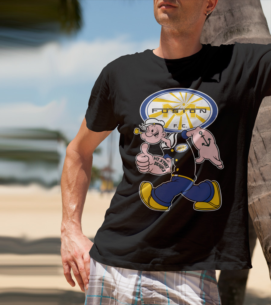 Fusion F.c. 137 Miami My Story Begins Anchor Sailor Character T-Shirt