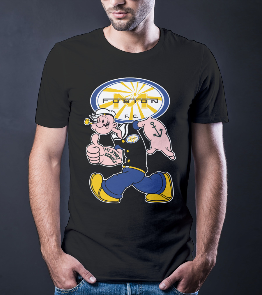Fusion F.c. 137 Miami My Story Begins Anchor Sailor Character T-Shirt