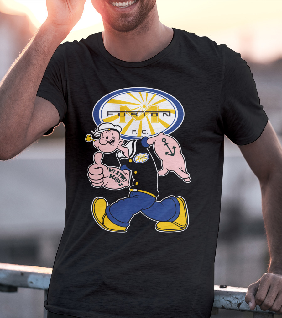 Fusion F.c. 137 Miami My Story Begins Anchor Sailor Character T-Shirt
