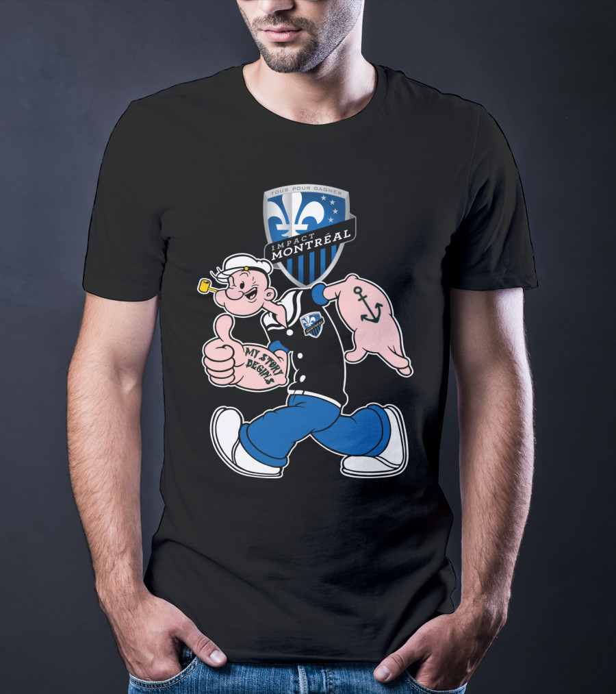 Tous Pour Gagner Impact Montreal My Story Designs T-Shirt