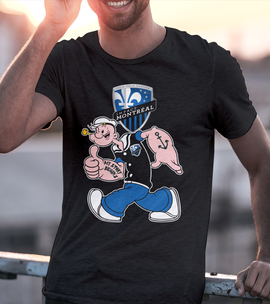 Tous Pour Gagner Impact Montreal My Story Designs T-Shirt