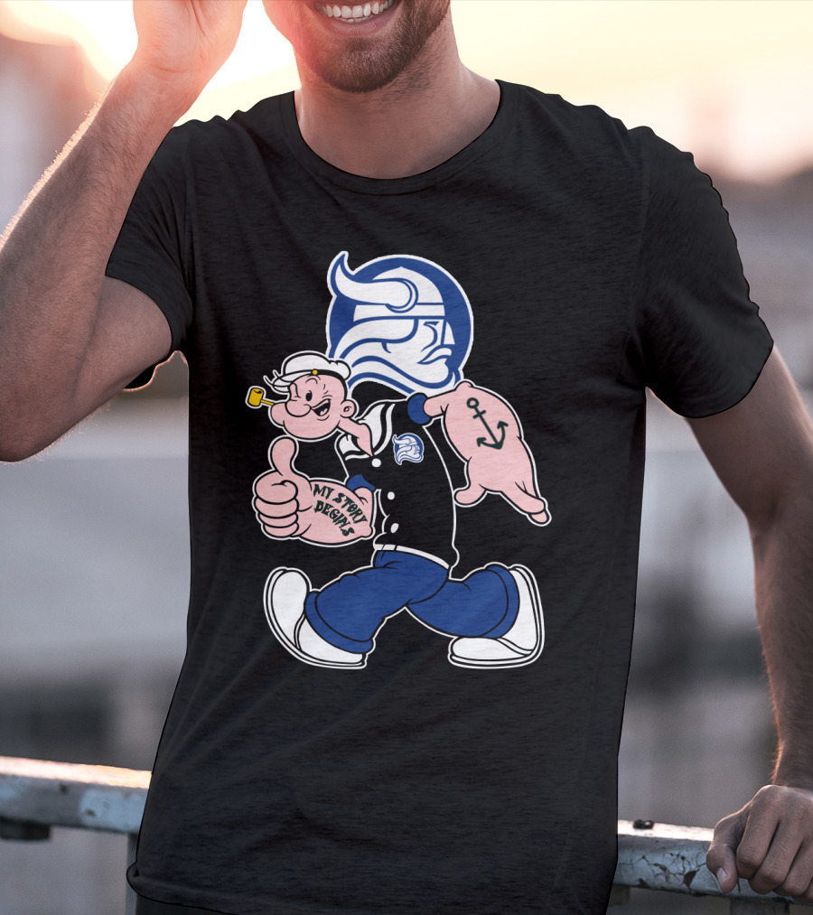 Berry Vikings My Story Begins Sailor Character With Viking Helmet T-Shirt