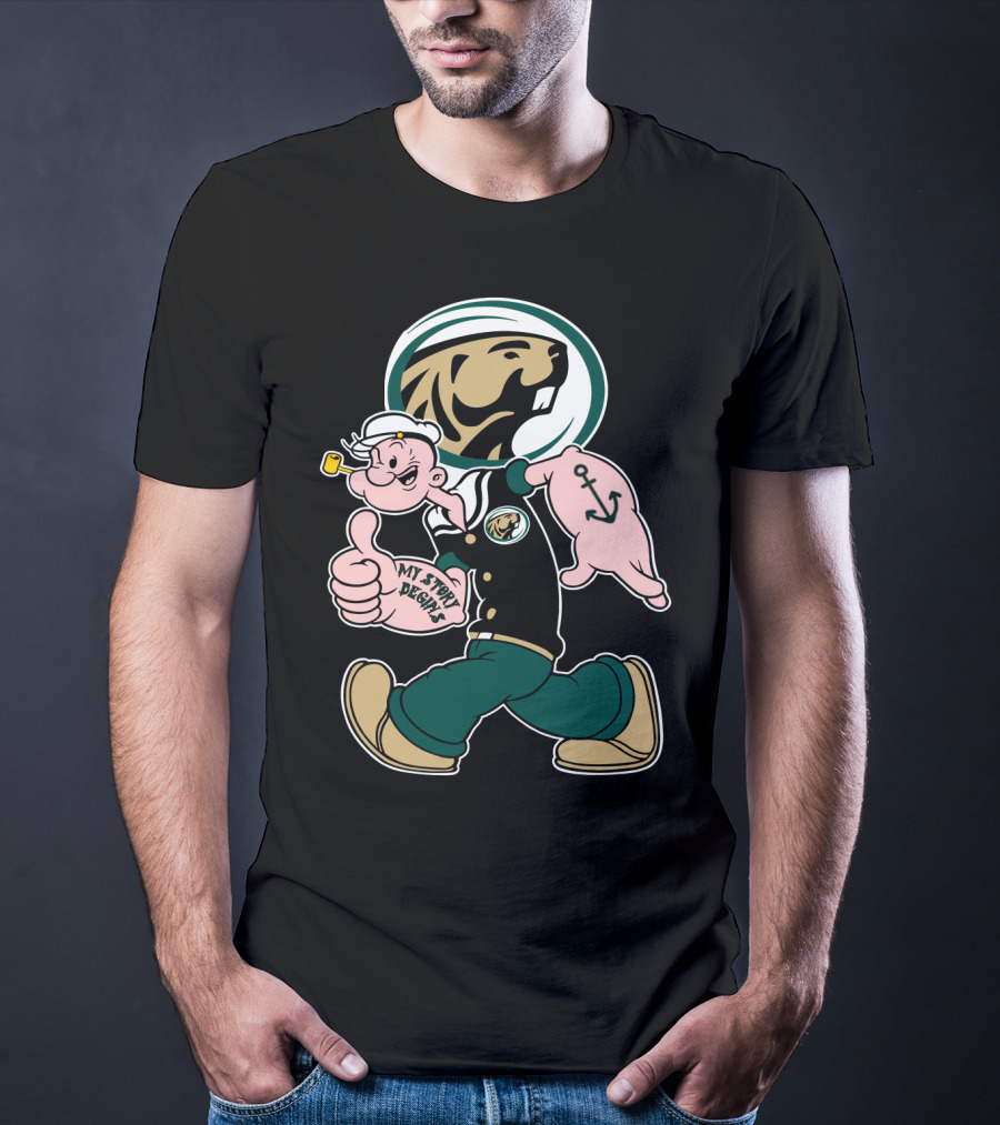 Bemidji State Beavers Popeye My Story Designs T-Shirt