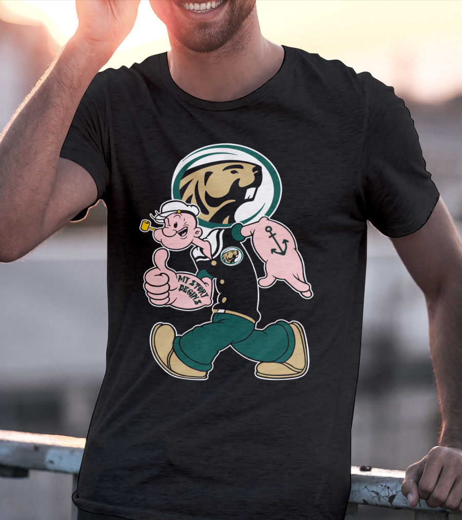 Bemidji State Beavers Popeye My Story Designs T-Shirt