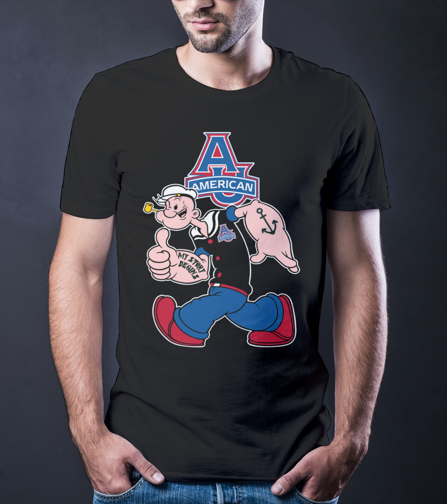 American Eagles Popeye My Story Begins Anchor T-Shirt