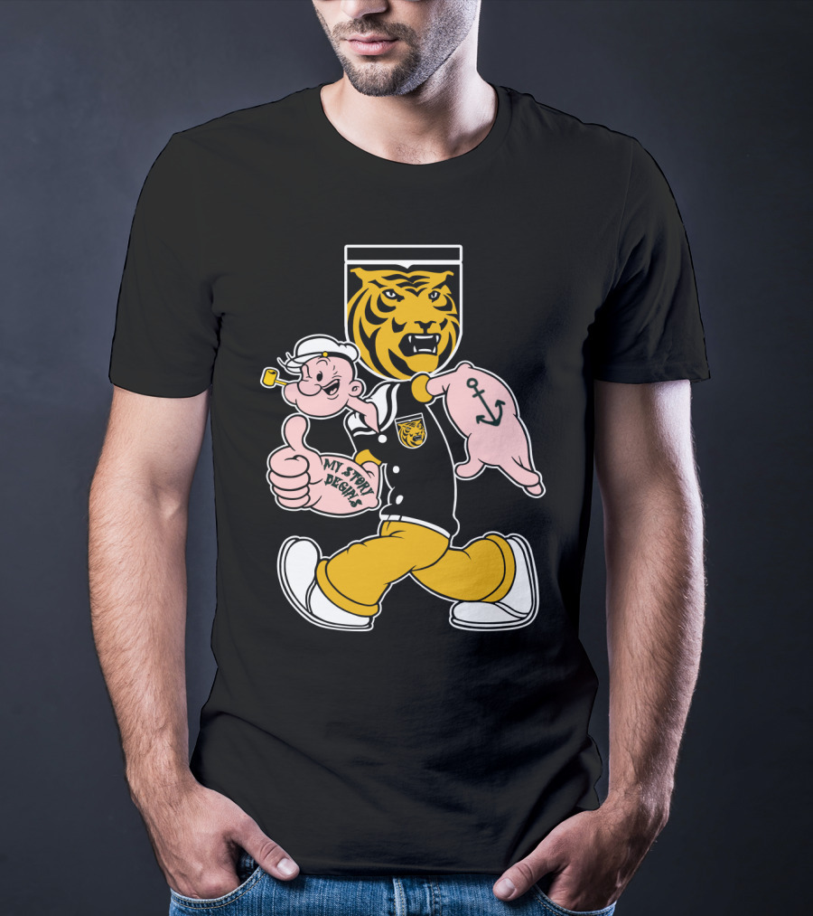 Colorado College Tigers Popeye Crossover My Story Designs T-Shirt
