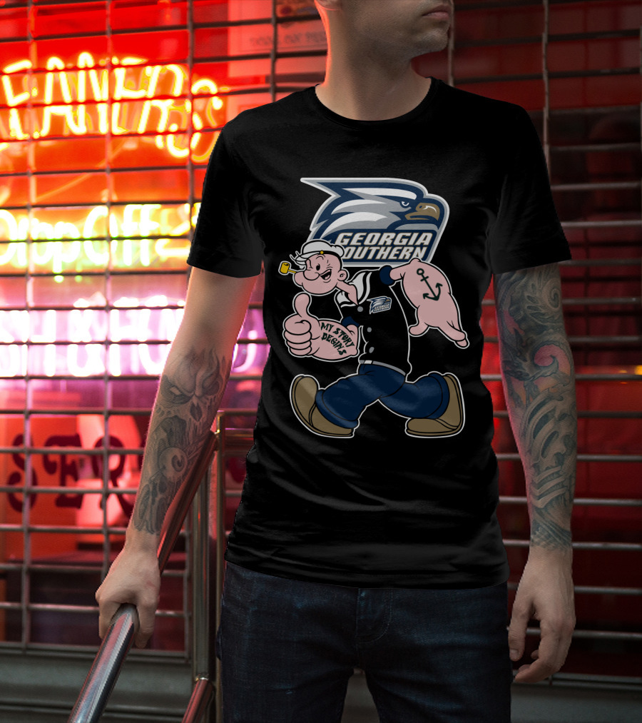 Georgia Southern Eagles My Story Begins Sailor Mascot T-Shirt