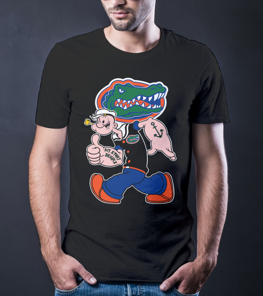 Florida Gators My Story Begins Popeye Anchor T-Shirt