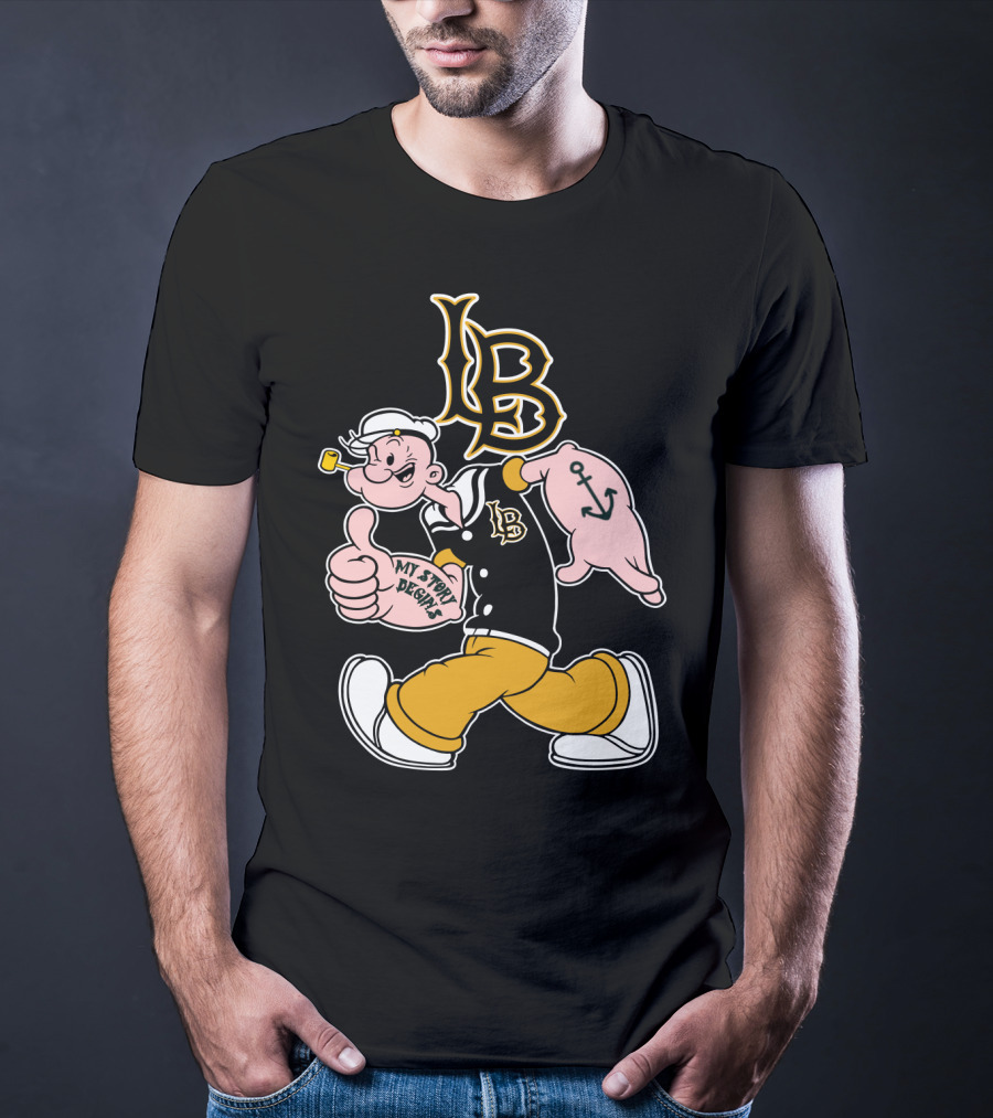 Lb My Story Begins Popeye Anchor T-Shirt