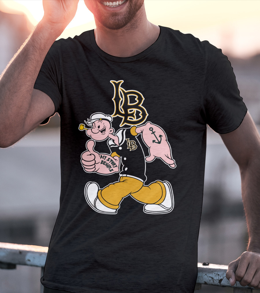 Lb My Story Begins Popeye Anchor T-Shirt
