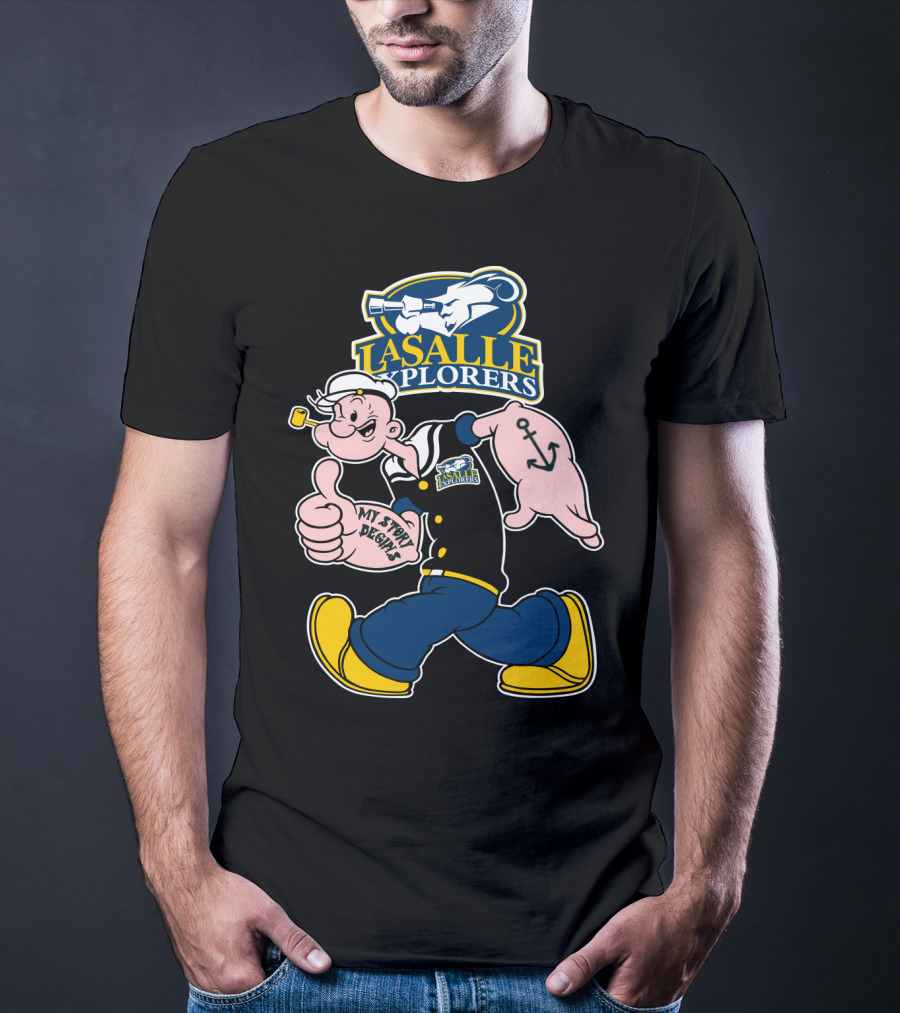 La Salle Explorers My Story Begins Iconic Cartoon Sailor Character T-Shirt