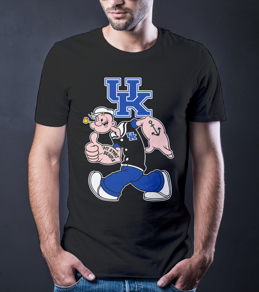 Uk Wildcats Popeye My Story Begins T-Shirt