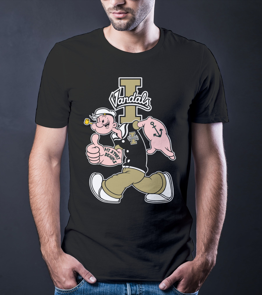 Idaho Vandals Popeye My Story Begins T-Shirt