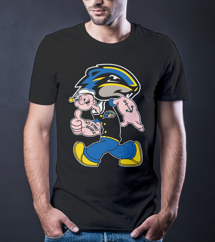 Goucher Gophers My Story Begins Walker With Anchor Tattoo T-Shirt