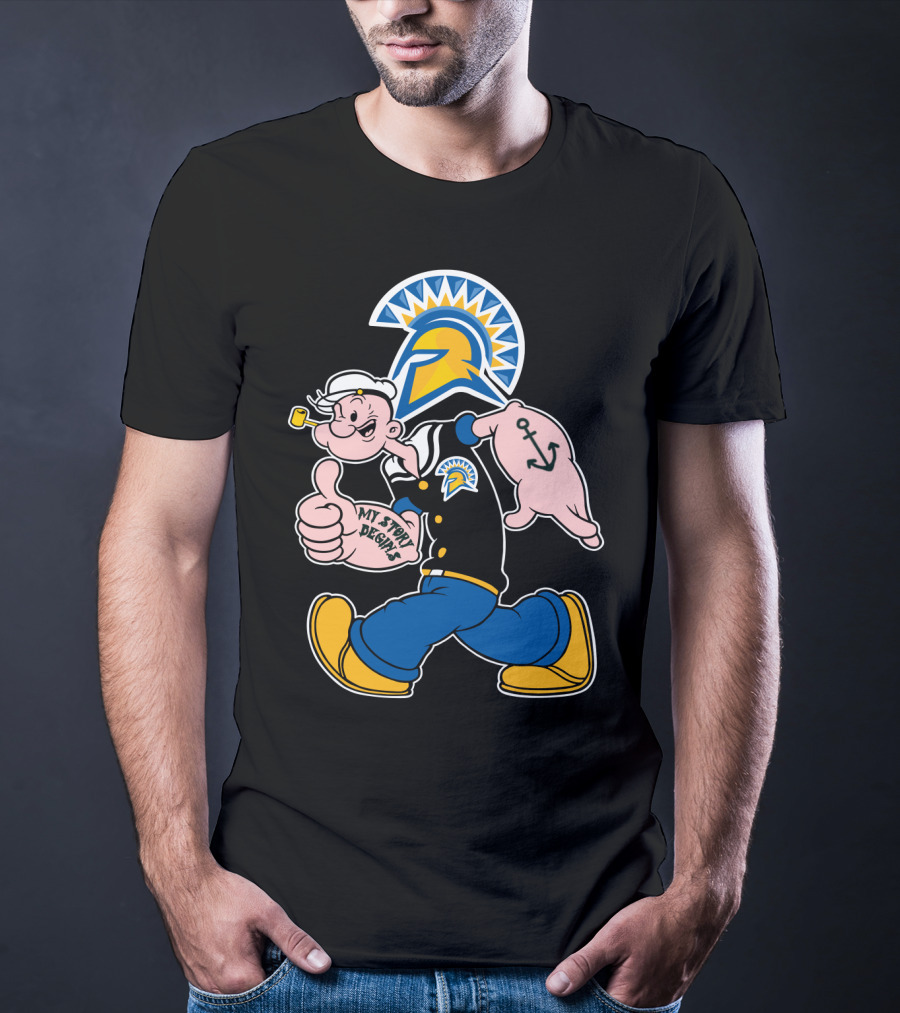 San Jose State Spartans Popeye My Story Begins T-Shirt