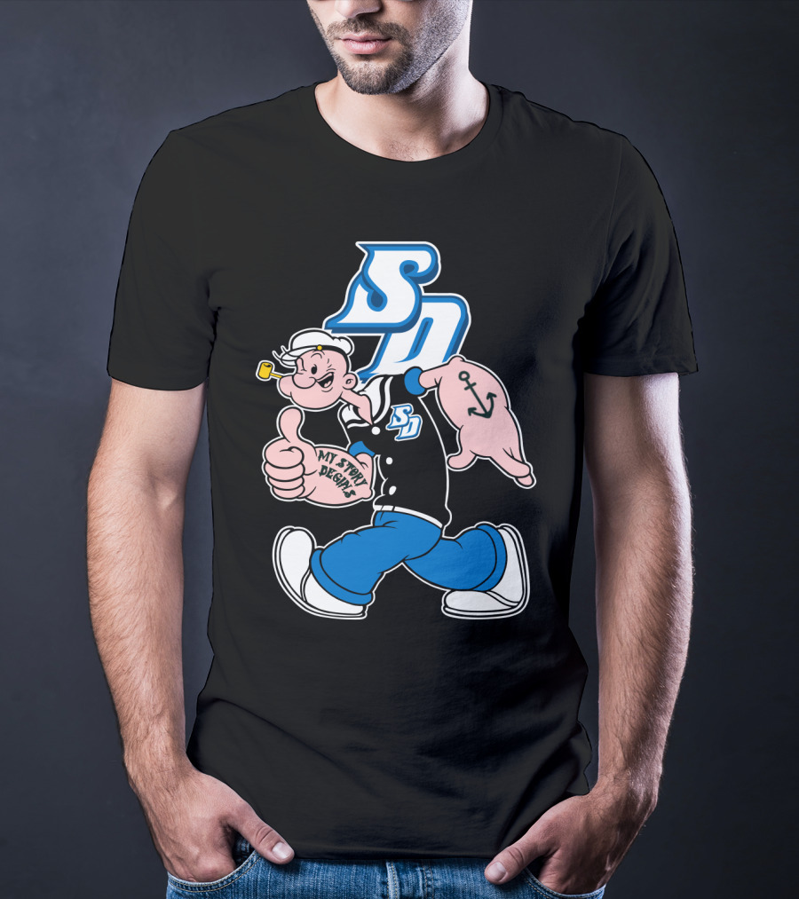 Sd 287 San Diego Toreros My Story Designs T-Shirt