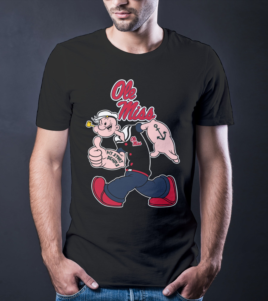 Ole Miss Rebels Popeye My Story Begins T-Shirt