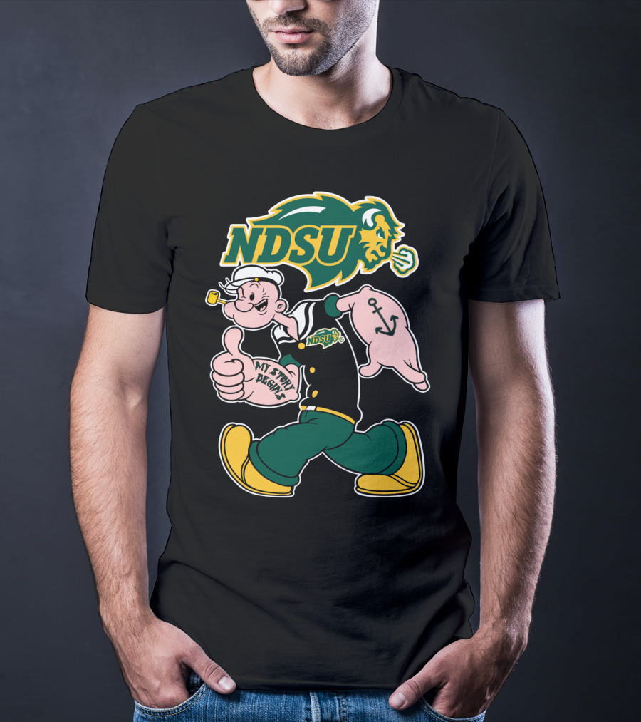 Ndsu North Dakota State Bison My Story Begins T-Shirt