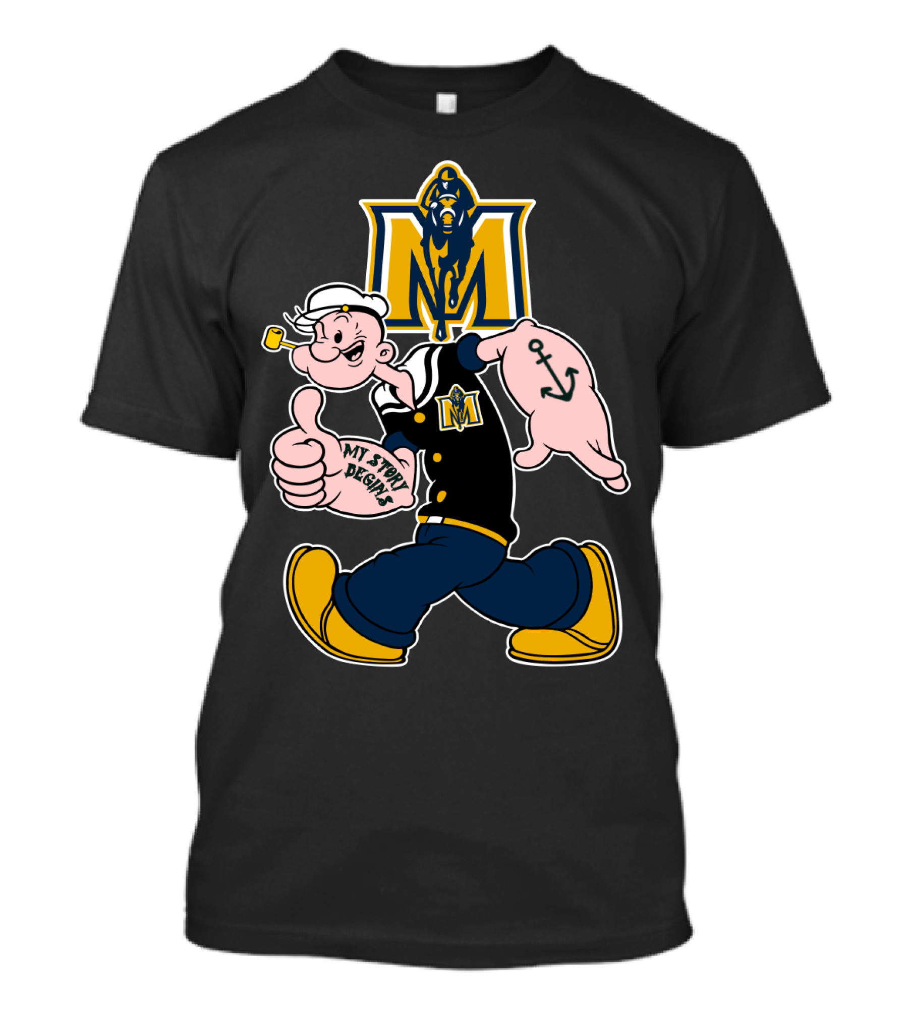 Murray State Racers My Story Begins T-Shirt
