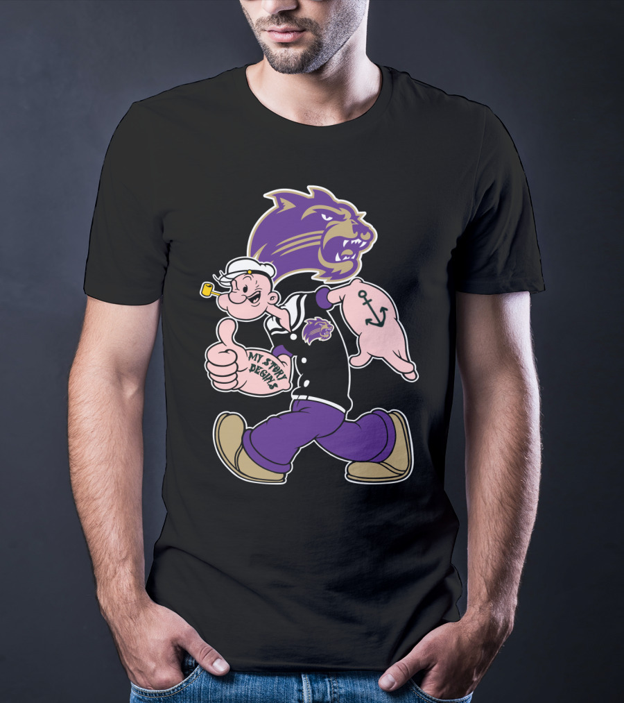 Western Carolina Catamounts Popeye My Story Designs T-Shirt