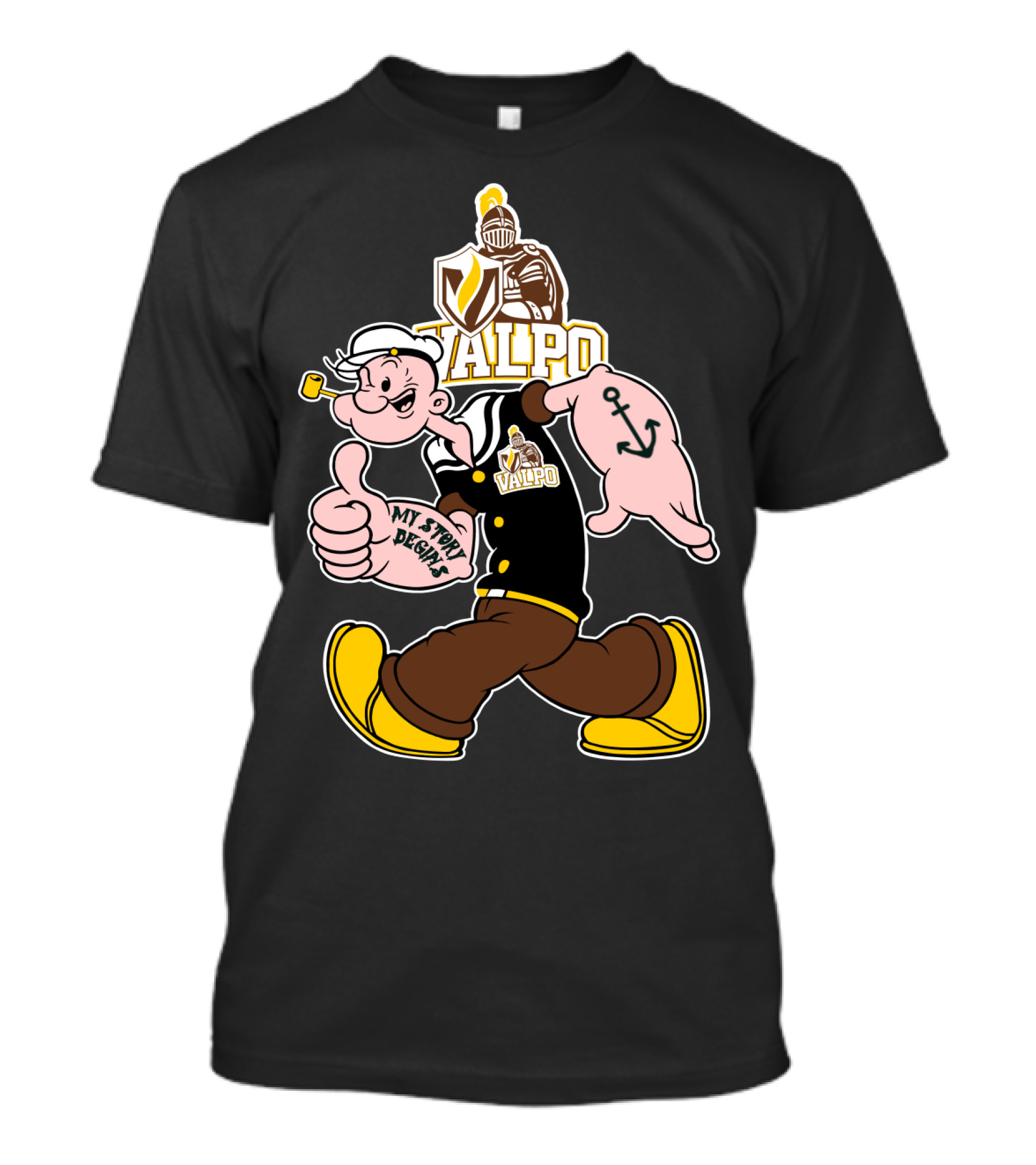 Valparaiso Crusaders Valpo My Story Begins T-Shirt