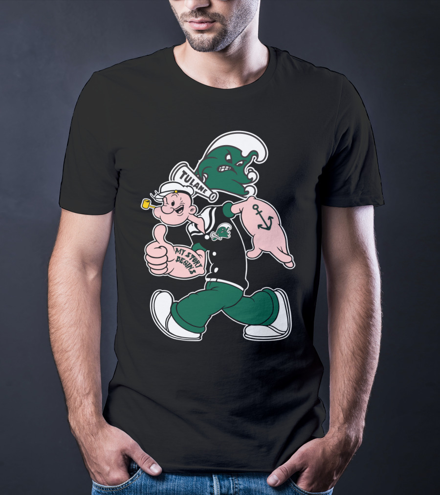 Tulane Green Wave My Story Designs T-Shirt