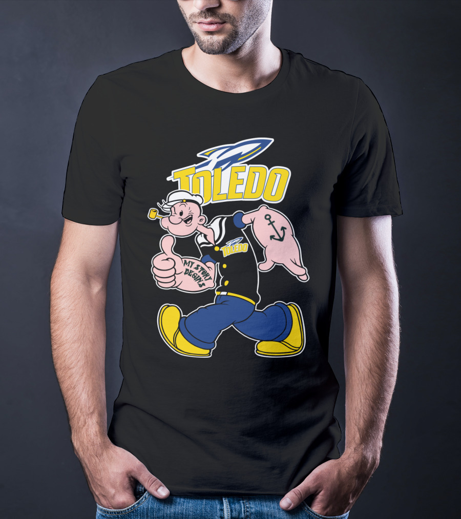 Toledo Rockets Popeye My Story Begins T-Shirt