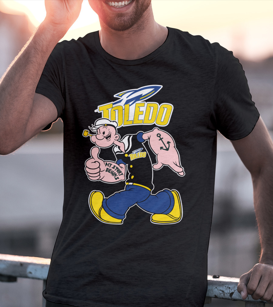 Toledo Rockets Popeye My Story Begins T-Shirt