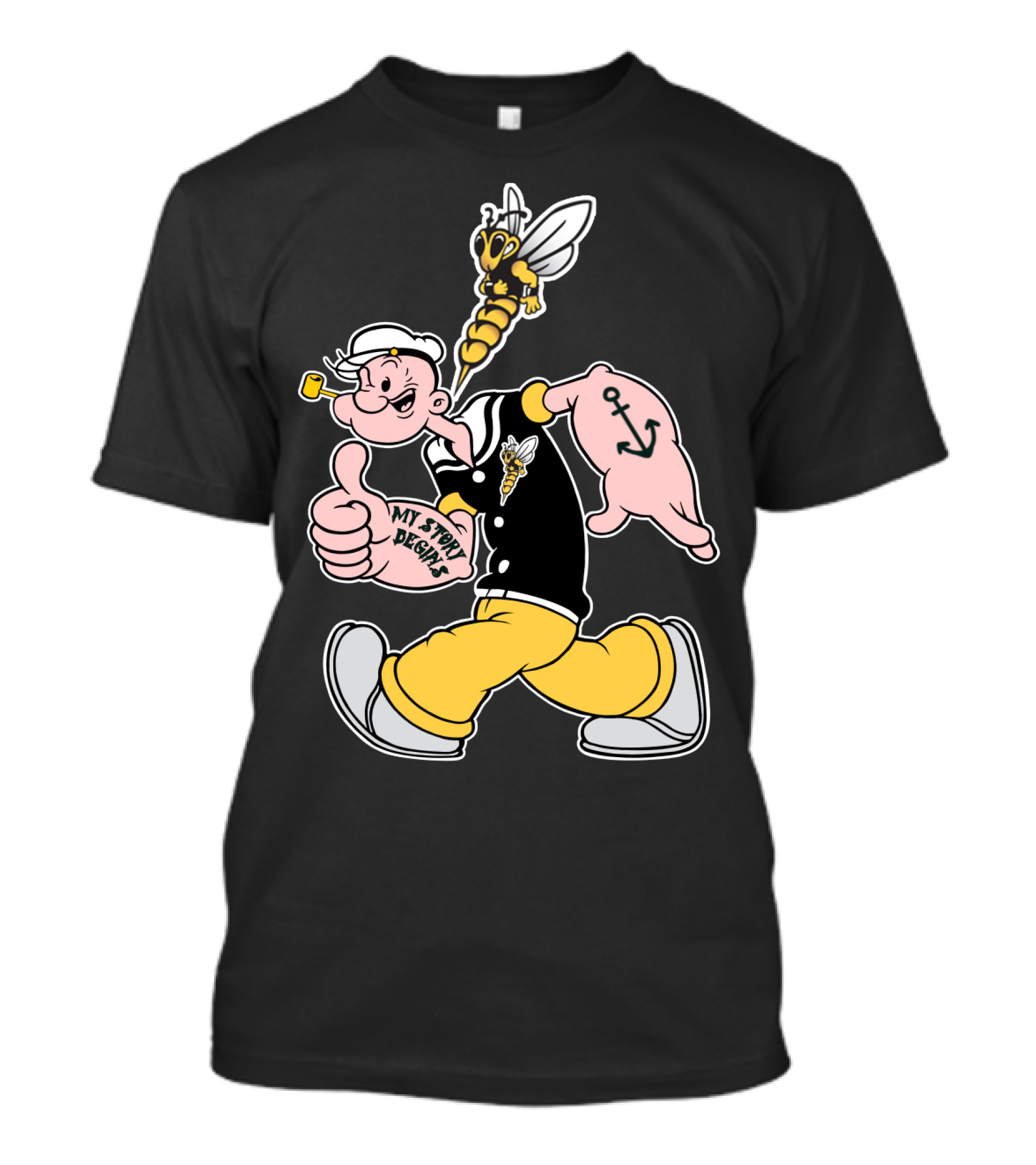 Superior Yellow Jackets My Story Designs T-Shirt
