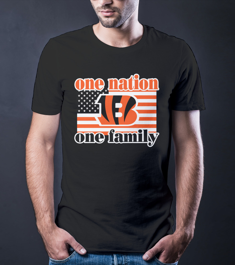 Cincinnati Bengals One Nation One Family T-Shirt