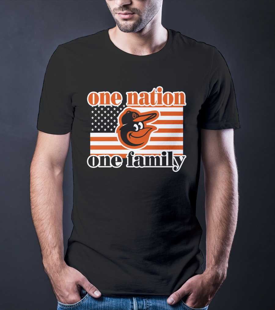 One Nation One Family 59 Baltimore Orioles T-Shirt