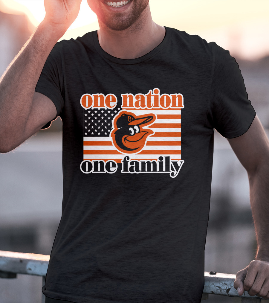 One Nation One Family 59 Baltimore Orioles T-Shirt