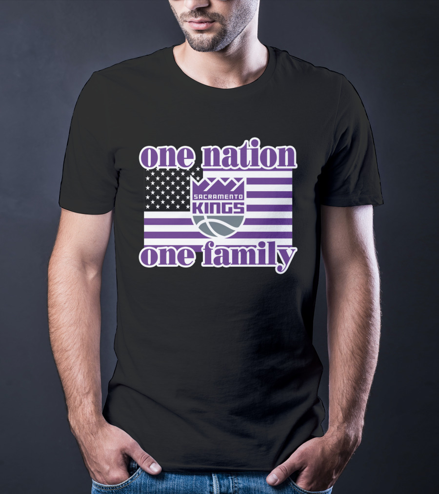 Sacramento Kings One Nation One Family T-Shirt