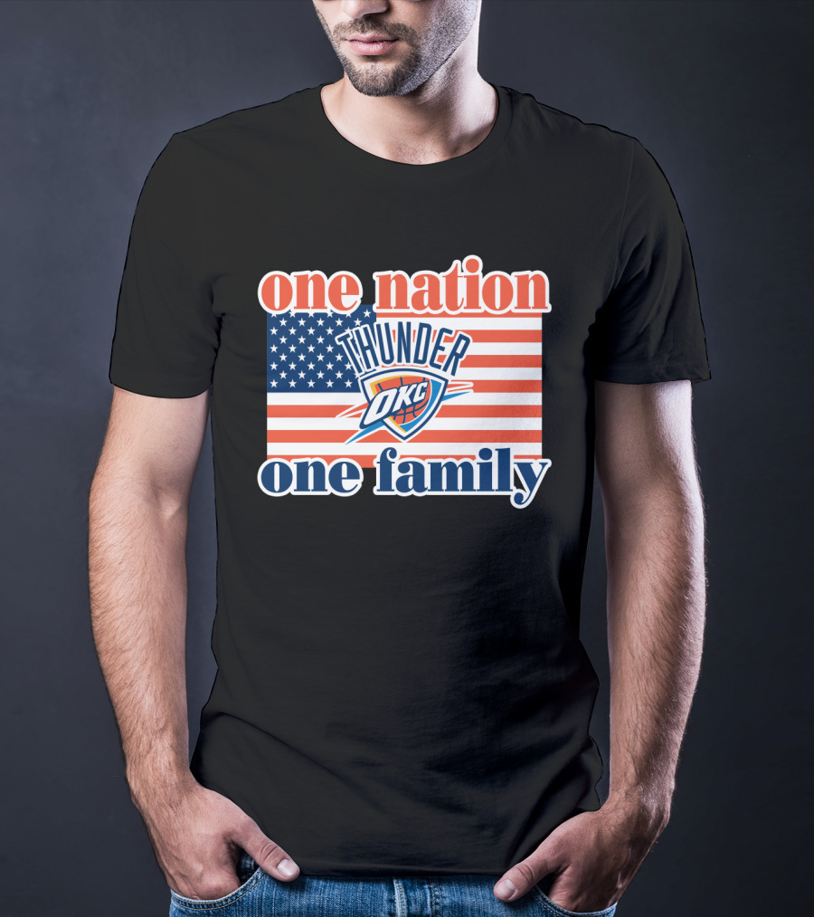 One Nation One Family Oklahoma City Thunder T-Shirt