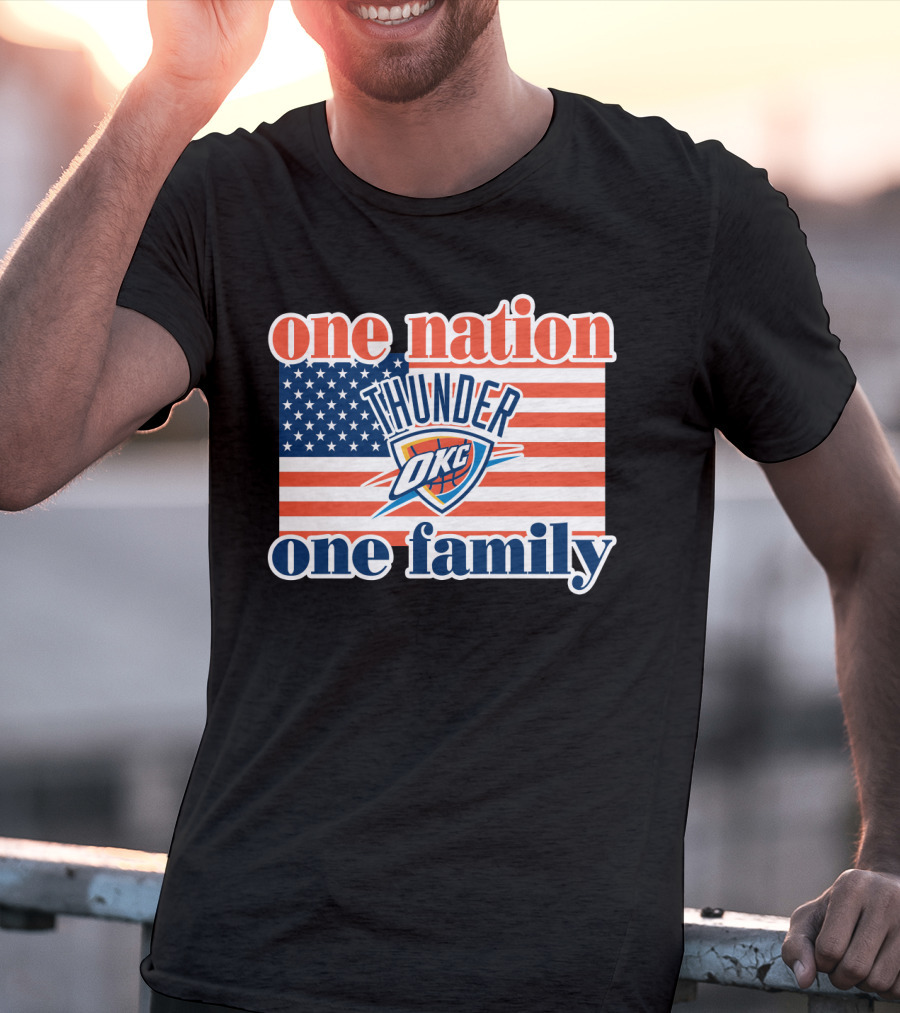 One Nation One Family Oklahoma City Thunder T-Shirt