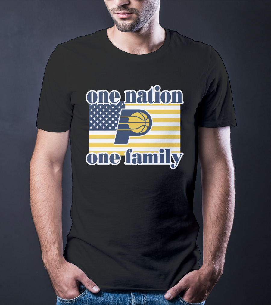 One Nation One Family Indiana Pacers Retro T-Shirt