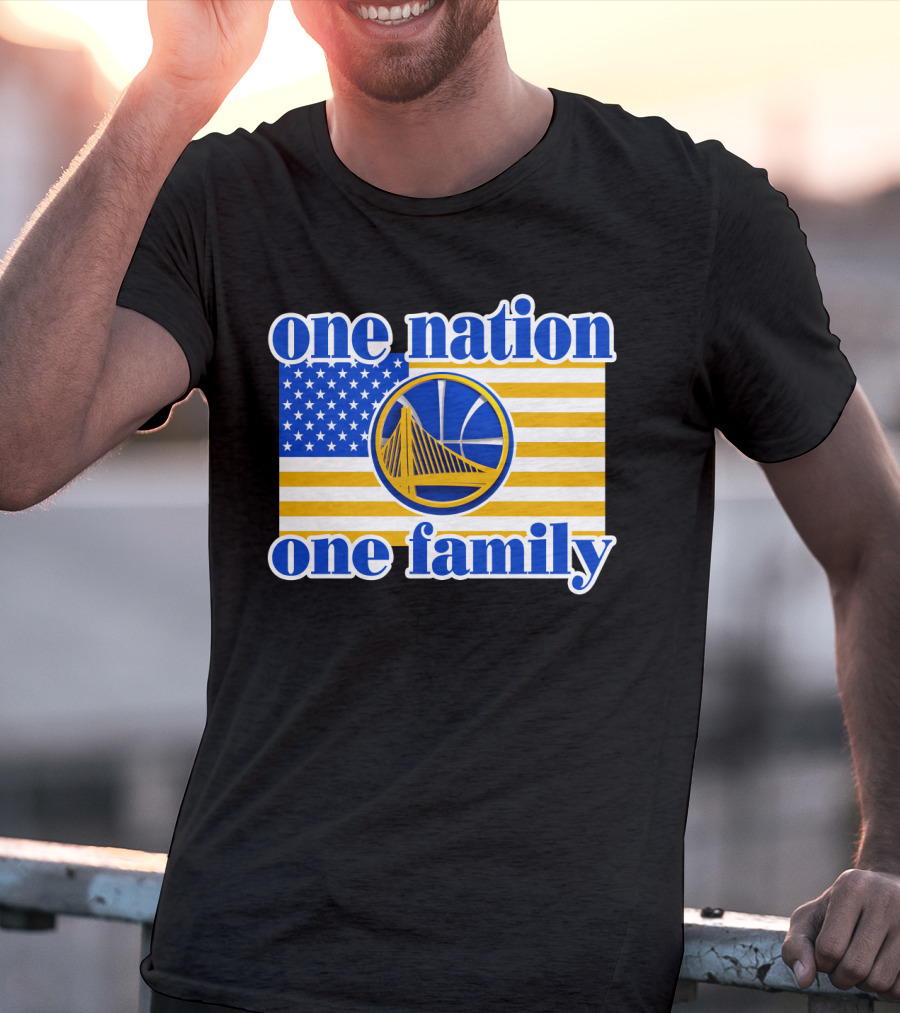 Golden State Warriors One Nation One Family T-Shirt