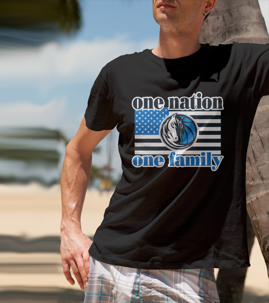 One Nation One Family 83 Dallas Mavericks T-Shirt