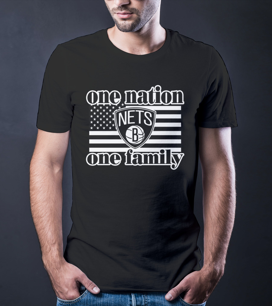 One Nation One Family Nets Brooklyn T-Shirt
