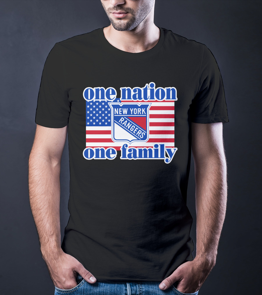 New York Rangers One Nation One Family 97 T-Shirt