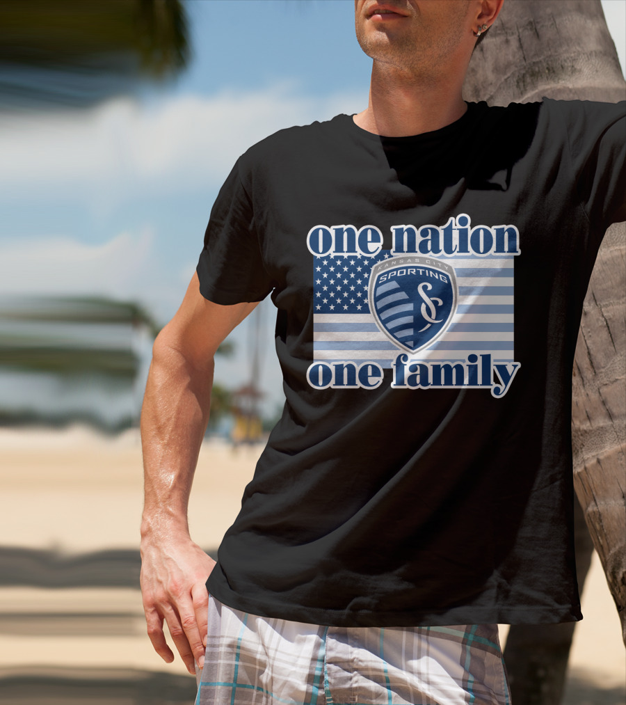 One Nation One Family Sporting Kansas City T-Shirt