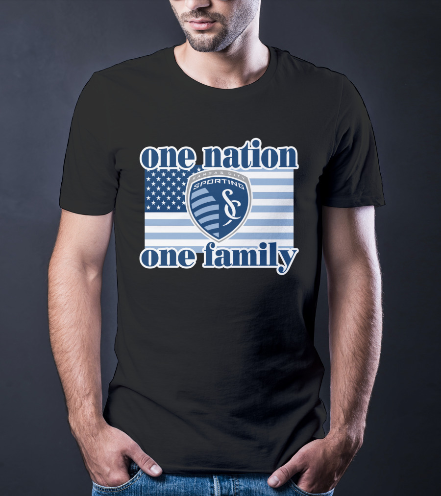One Nation One Family Sporting Kansas City T-Shirt