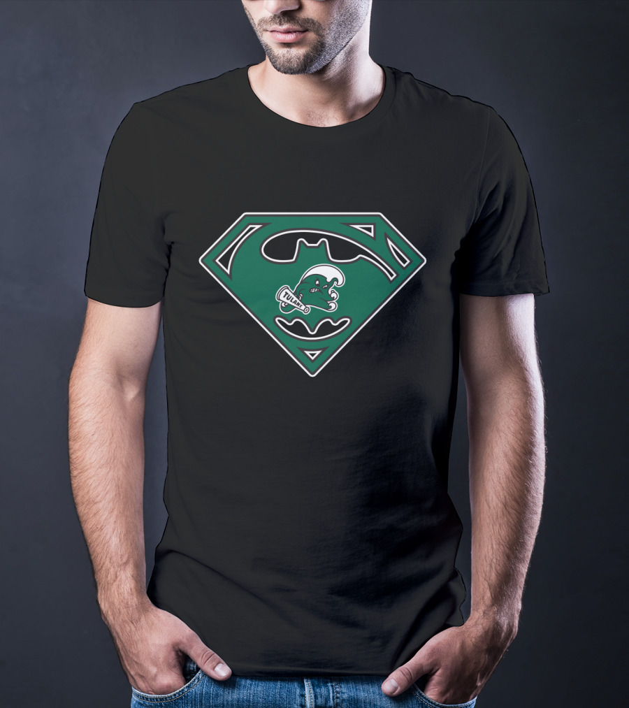 Superman Tulane Green Wave T-Shirt